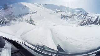 360 degree video crazy snowmobile ride *MUST SEE*