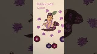 Krishna Wall Decor #shorts #diycrafts #artandcraft #diy #crafts