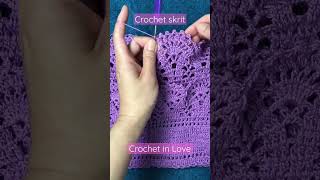 crochet skrit / crochet #crochet #crochetskirts