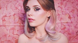 60s Twiggy inspired Makeup Tutorial 🌸 | Miranda Hedman