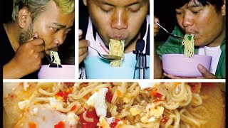 Sensasi Mukbang Mie malam hari Ditengan Hutan