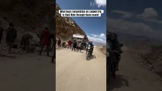 Epic Boys Bike Trip to Ladakh: Adventure of a Lifetime!" #romantic #ladakh #ytshorts #biketrips