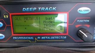 Metaldetector Deep-Track in hard terrain