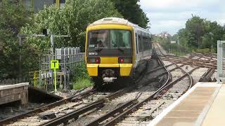 Class 465s departing Lewisham