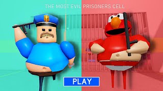 ELMO BARRY'S PRISON RUN! (OBBY) - Full Gameplay - No Commentary #roblox