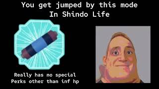 Mr Incredibles getting jumped by Shindo modes