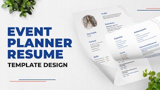 Event Planner Resume Template Design