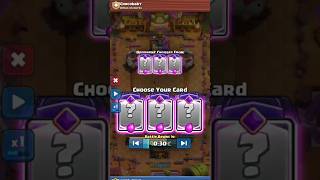 Found something strange Triple draft glitch😮🤔 #clashroyale #animation