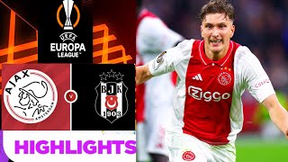 Ajax vs Beşiktaş (4-0) Hoogtepunten | Europa League 2024 | ajax vs besiktas Maç Özeti | Ajax BJK