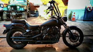 Yamaha drag star black total