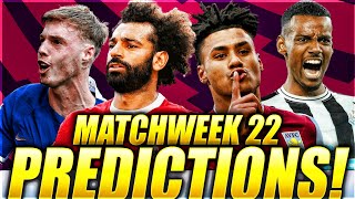 PREMIER LEAGUE PREDICTIONS WEEK 22| The Prem Predictions Show