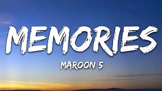 Maroon 5 ||Memories (lyrics )