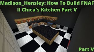 Madison_Hensley: How To Build FNAF II Chica's Kitchen Part V