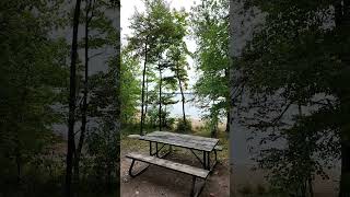 Camping at Killbear on a waterfront site