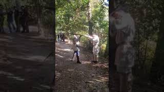 Firing a Musket at the Living History Park In North Augusta!