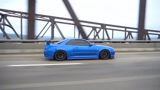 R34 GTR and JZX100 Chaser Just Cruising