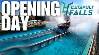 Catapult Falls OPENING Day | SeaWorld San Antonio