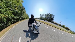 Suzuki GSX8R New Rider, casual ride in good weather, Insta360