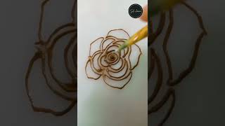 Flower mehandi design for beginners| #flower #flowermehandi #mehndi #sd__henna #tutorial #shorts