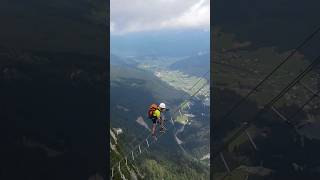 Amazing Via ferrata in the Austrian Alps 🇦🇹   #alps#swiss#austria#germany#italy#france#klettersteig