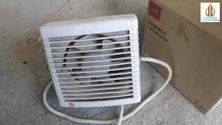 kaise maloom kare ki exhaust fan ketna 1 inch hai