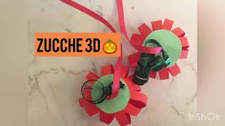 COME FARE DELLE ZUCCHE 3D PER HALLOWEEN