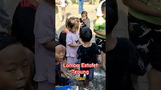 Lomba Estafet Tepung menggunakan Kartu #lomba#agustus#videoshorts#fypシ゚viral#kreatif