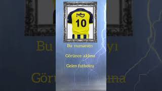 10 numarayı Görünce aklına Gelen futbolcu #fenerbahçe #keşfet #keşfetbeniöneçıkar