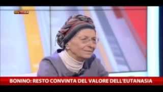 Emma Bonino: ''Paura della morte? Temo più il dolore''