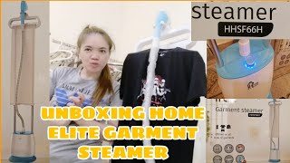 UNBOXING ELITE GARMENT STEAMER HHSF66F POWDER 1580 WATTS