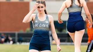 sports highlight college women's high jump UC Davis