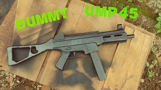 Homemade wooden ump45 prop (dummy)