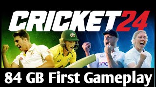 BIGGEST SURPRISE !!!! FIRST PC GAMEPLAY OF OUR CAREER | CRICKET 24 BEGINNER GAMEPLAY-01 |