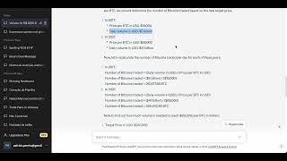 ChatGPT Responde:  O que Precisa para Vermos Bitcoin a U$ 250 mil dólares?