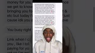 Dramatic Dating Read - Man sends premeditated text #dating #funny #shorts  #comedyskit