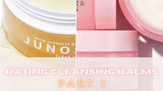 RATING CLEANSING BALMS | #YouTubeShorts #Crueltyfreeskincare