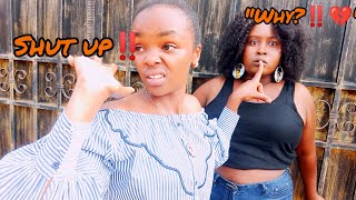 TELLING MY BESTIE TO SHUTUP EVERYTIME TO SEE HER REACTION*unexpected*FIRST PRANK❤️#roadto1k #prank