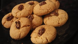 WALNUT NANKHATAI | NANKHATAI RECIPE | MELT IN MOUTH BISCUITS