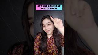 Do's and don'ts to reduce hairfall | #haircare #shorts #prabhuti