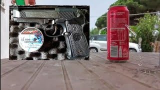 Beretta 92 FS Umarex Pierces Can Of Coke