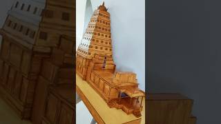 Temple model for school project | Brihadeshwara temple #temple #project #lordshiva