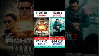 Fighter vs Tiger 3 Movie Comparision || box office collection #rlglawa #viral #fighter #tiger3