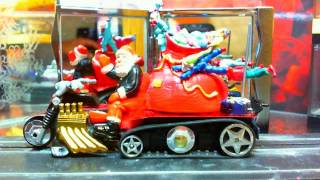 SANTAS BEEN SIGHTED** IN HIS NEW SLAY* V/8 CYCLE-TRACXX* HO SLOT CAR