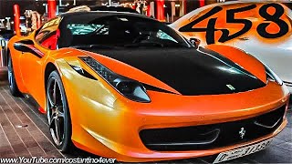 Arab Orange/Black Ferrari 458 Italia In Dubai