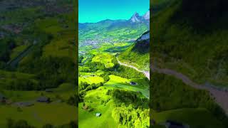 Beautiful mountain view of Switzerland alpine| visit Switzerland's appenzell#shorts #switzerland