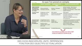 Des choix fonction des objectifs de l'évaluation – Cas d'étude - RMT ERYTAGE 2018