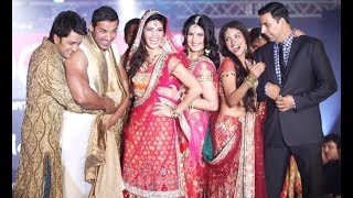 Akshay Kumar and Jacqueline Fernandez at the Aki Narula fashion show for 'Housefull2