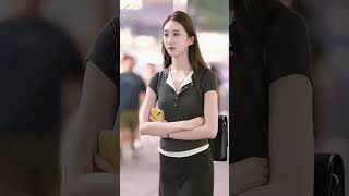 beautiful girl chinese street fashion  #shorts #trending #trendingshorts #shortvideo #beautiful