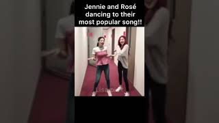 JENNIE AND ROSÉ DANCE TO DU DHU DU DHU