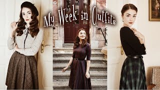 My Week in Outfits #1 | Vintage Fashion Inspo